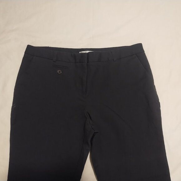 Van Heusen Studio women pants size 12 Stretch Gray Sturdy Slacks Pants 34x28 - Picture 6 of 9